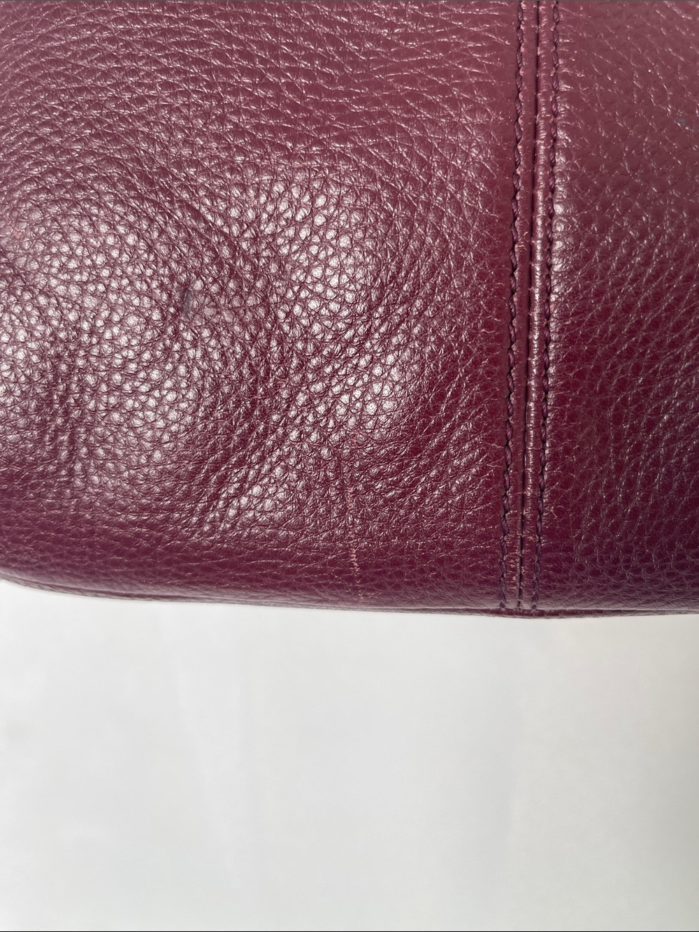 The Sak Leather Shoulder Bag in Deep Plum - Picture 3 of 15